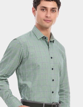 Camisa de vestir Vittorio Forti manga larga para hombre