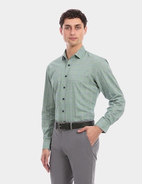 Camisa de vestir Vittorio Forti manga larga para hombre