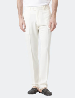Pantalón de vestir slim puroego para hombre