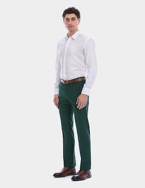Camisa etiqueta Vittorio Forti de algodón manga larga para hombre