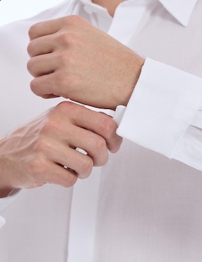 Camisa etiqueta Vittorio Forti de algodón manga larga para hombre