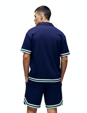 Camisa casual Psycho Bunny de algodón manga corta para hombre