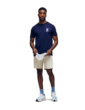 Playera Psycho Bunny cuello redondo para hombre