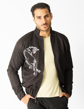 Chamarra Bomber Rcano Con Bolsillos Para Hombre