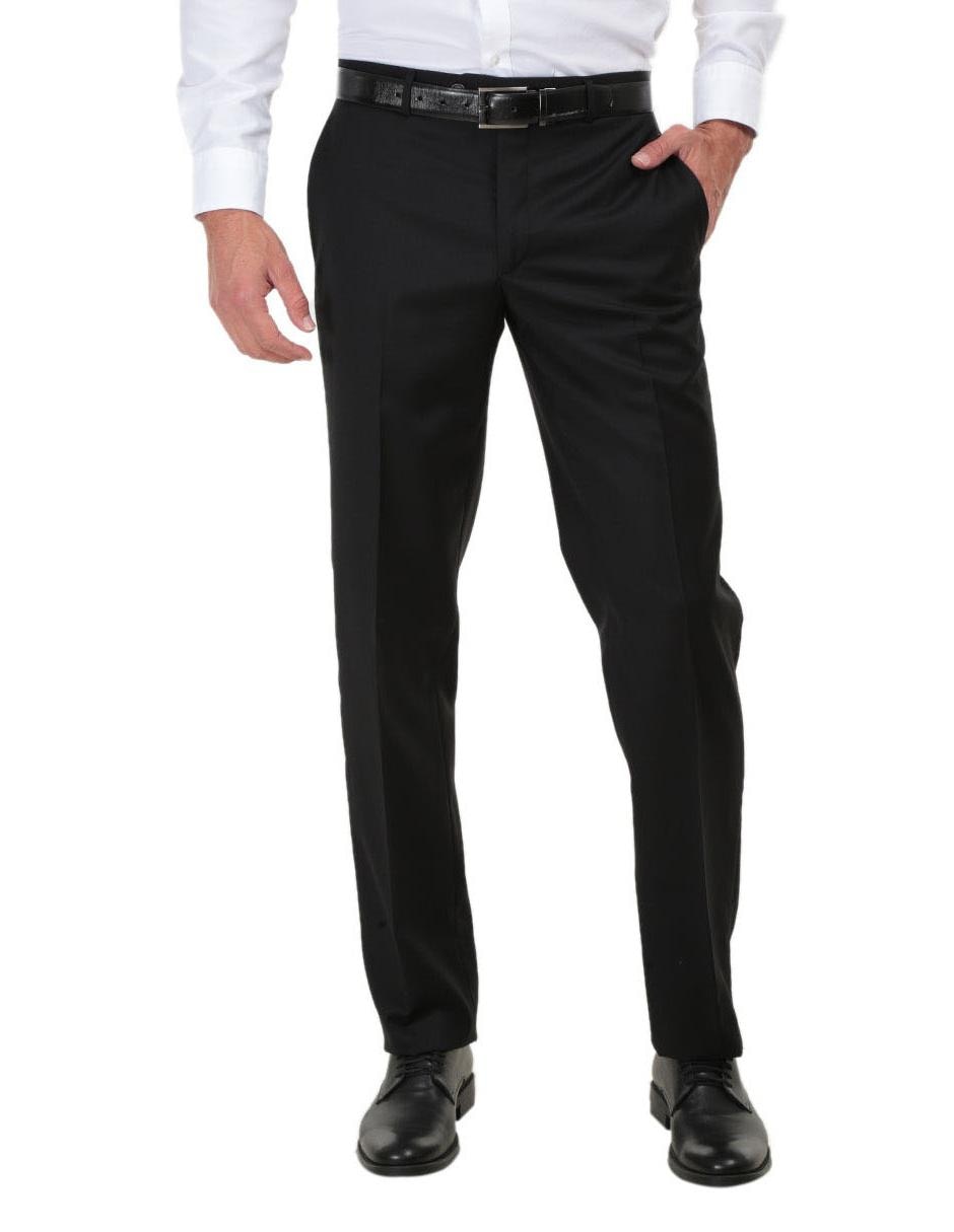 Pantalón de vestir recto de lana para hombre 1