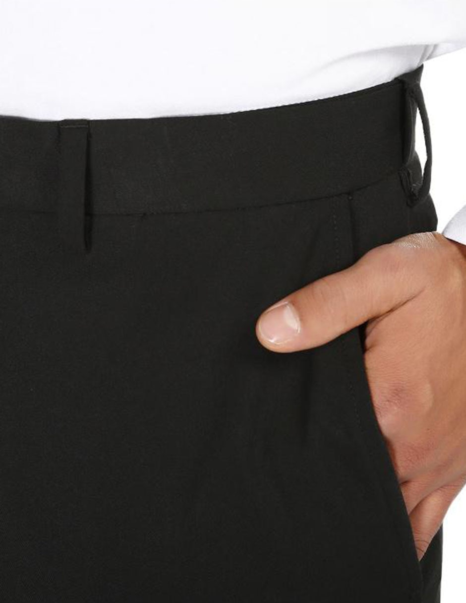Pantalón de vestir regular de lana para hombre 4