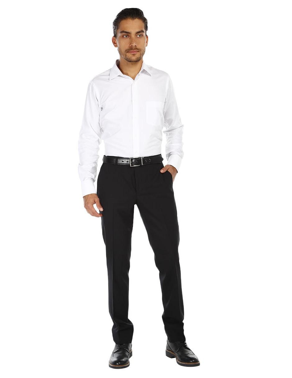 Pantalón de vestir regular de lana para hombre 3