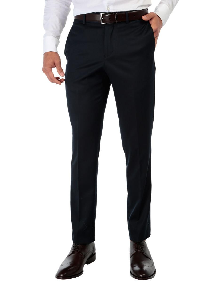 Dress Pants Perry Ellis Pantalon De Vestir Azul Pantalón Slim