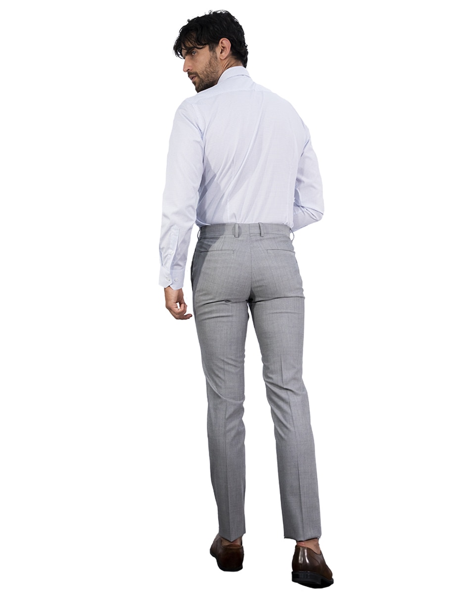 Pantalón de vestir recto Hilfiger de lana para hombre 6