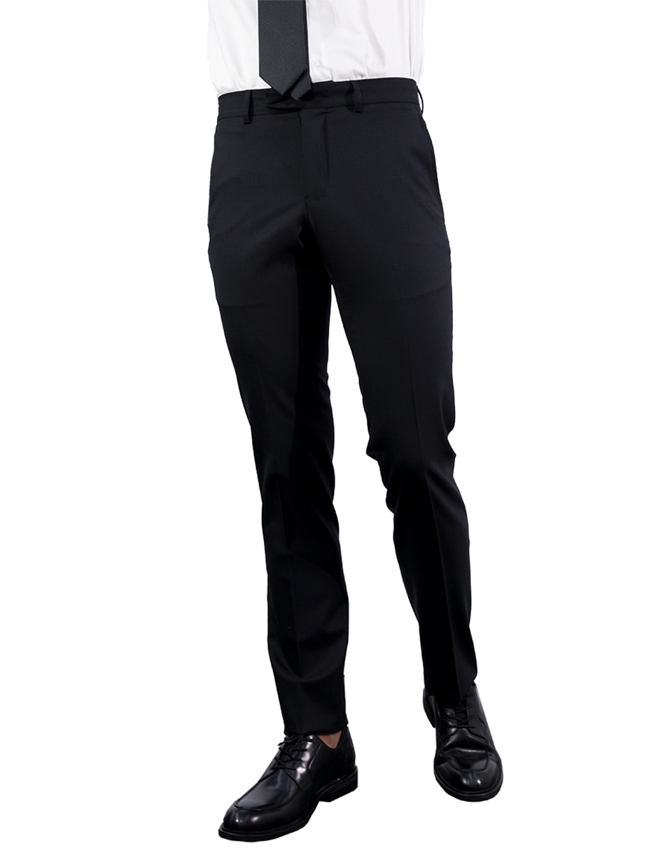 Pantalón de vestir recto Hilfiger de lana para hombre