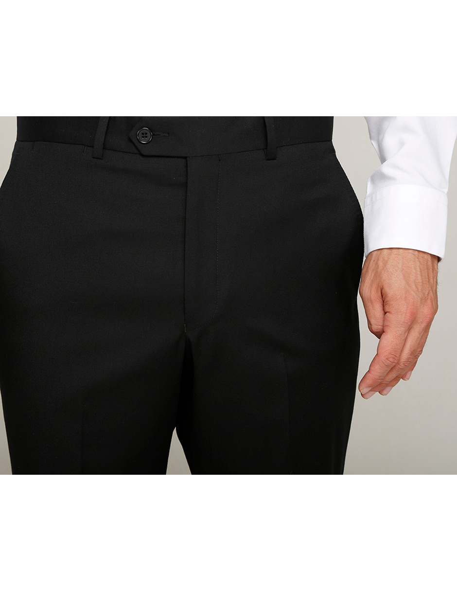 Pantalón de vestir recto de lana para hombre 4