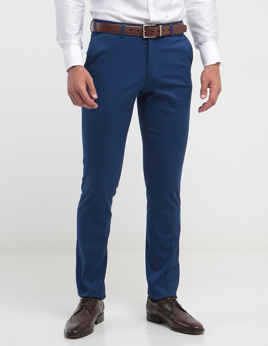 Pantalón de vestir recto para hombre