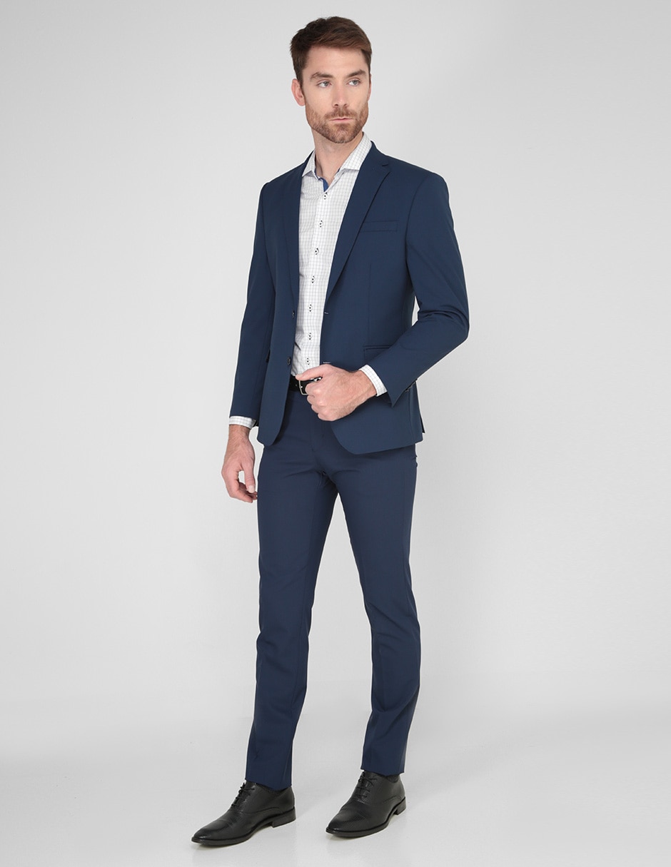 SACO KENNETH COLE KEN, 46R, AZUL MEDIO