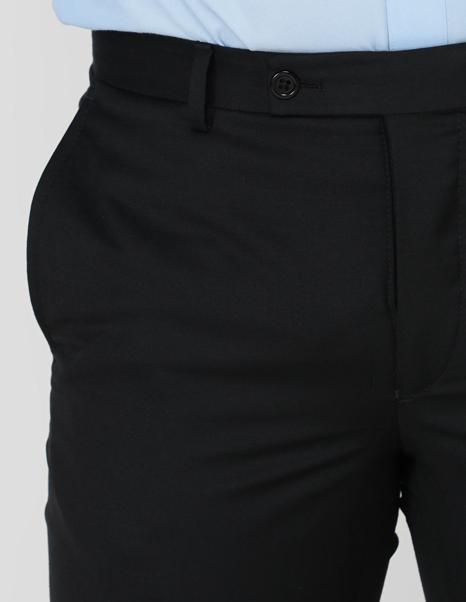 Pantalón de vestir recto de lana para hombre 4