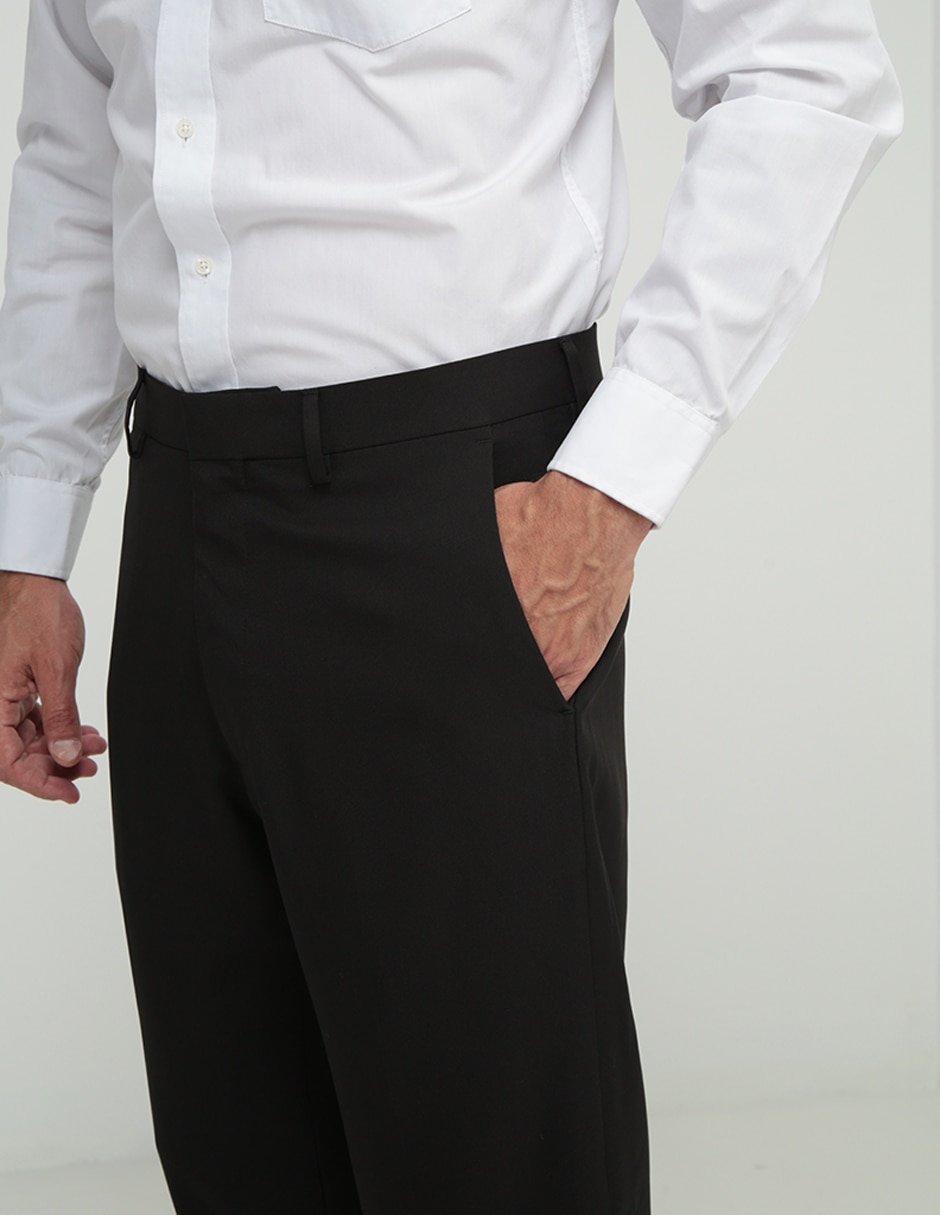 Pantalón de vestir recto para hombre 4