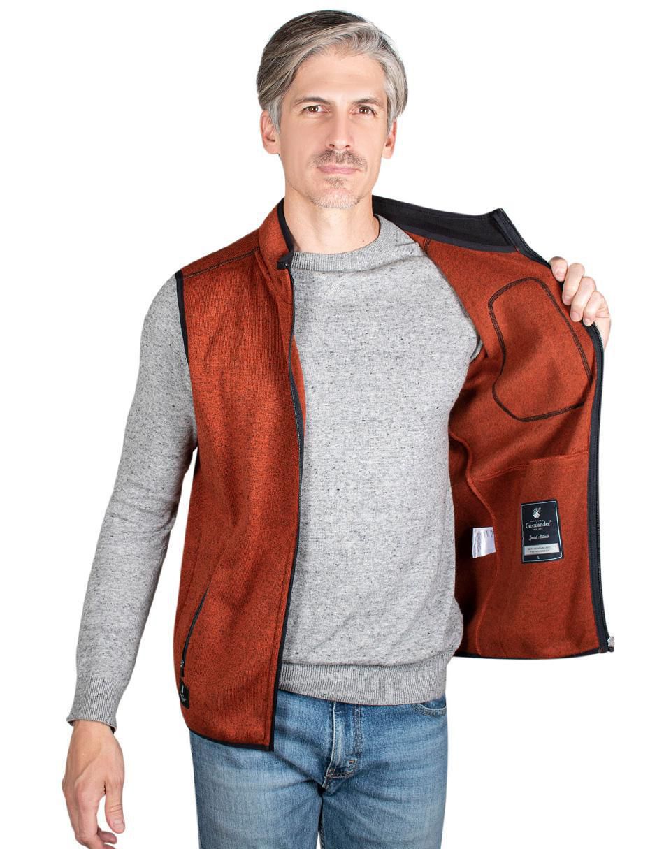 Chaleco bolsa con cierre para hombre 2