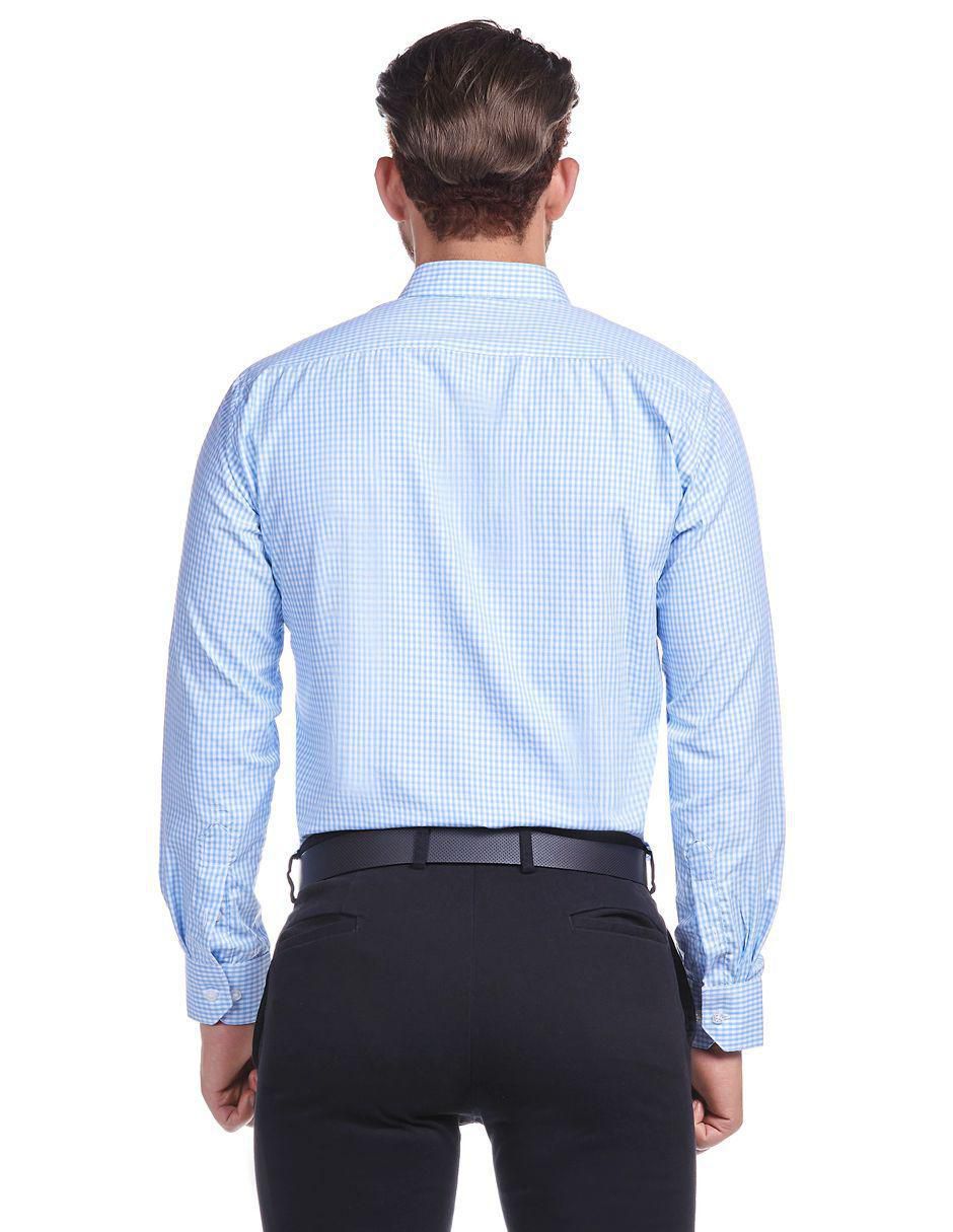 Camisa casual manga larga para hombre 2