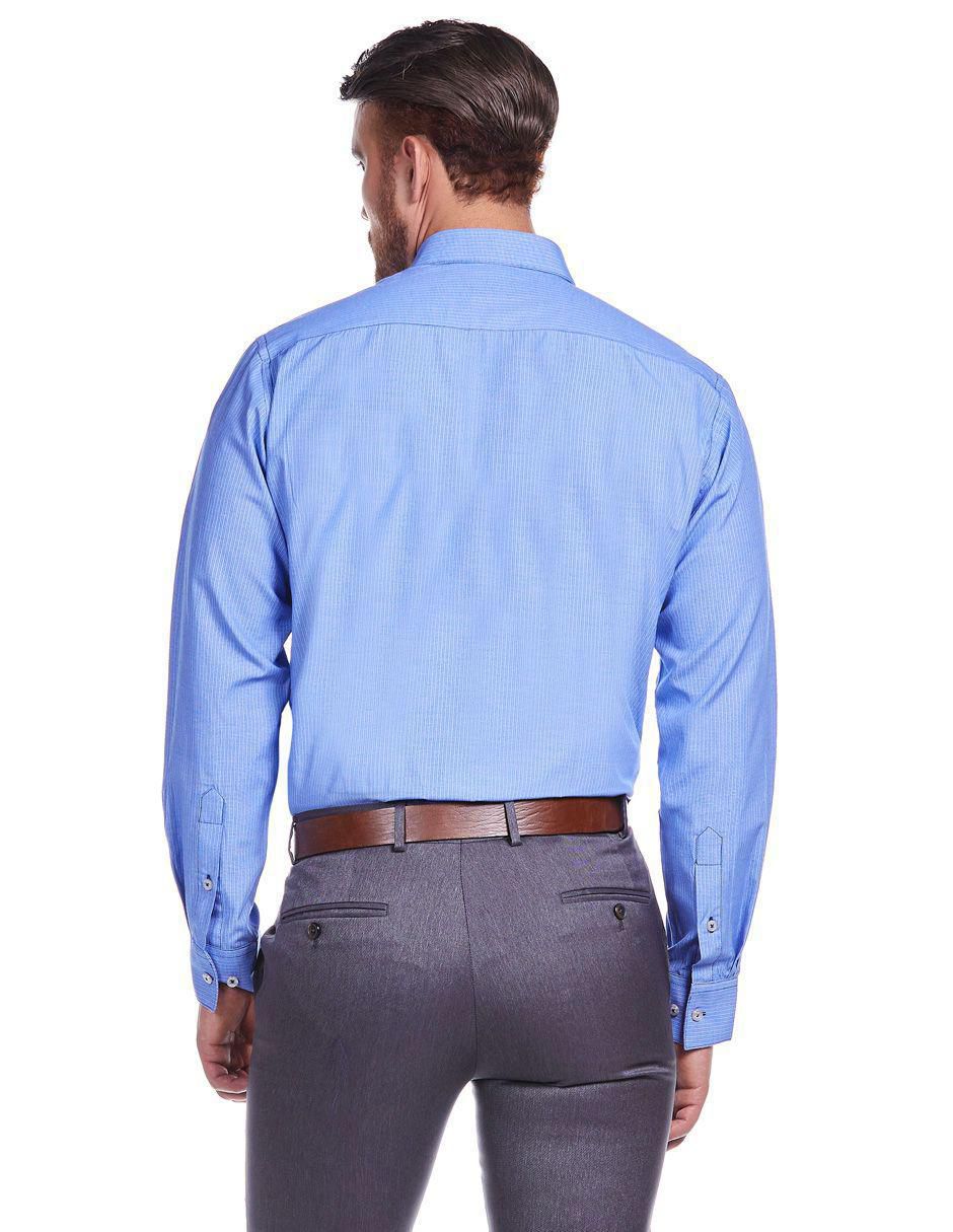 Camisa casual manga larga para hombre 2