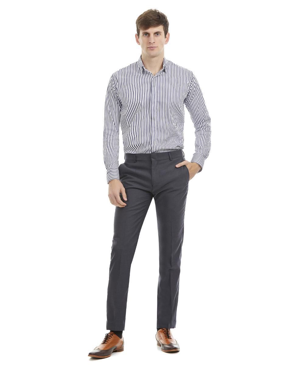 Pantalón de vestir slim para hombre 4