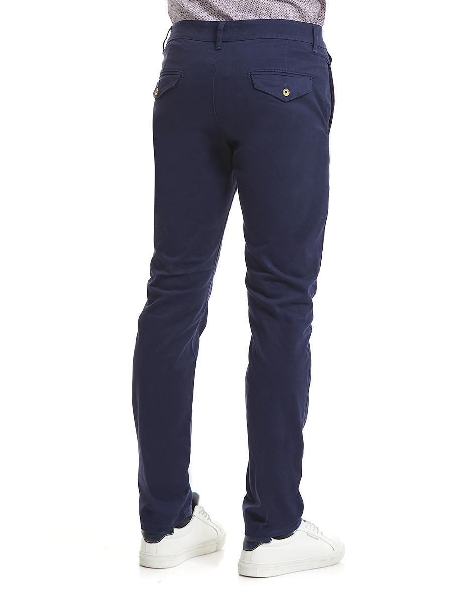 Pantalón slim de gabardina para hombre 3