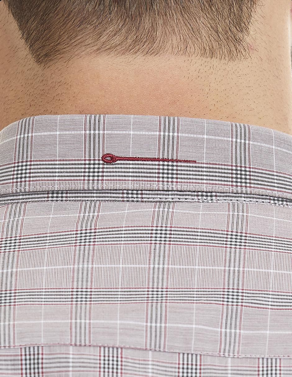 Camisa business casual de algodón manga larga para hombre 5