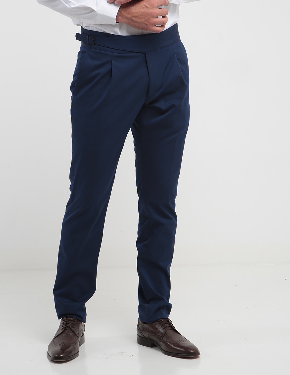 Pantalón straight de algodón para hombre 1