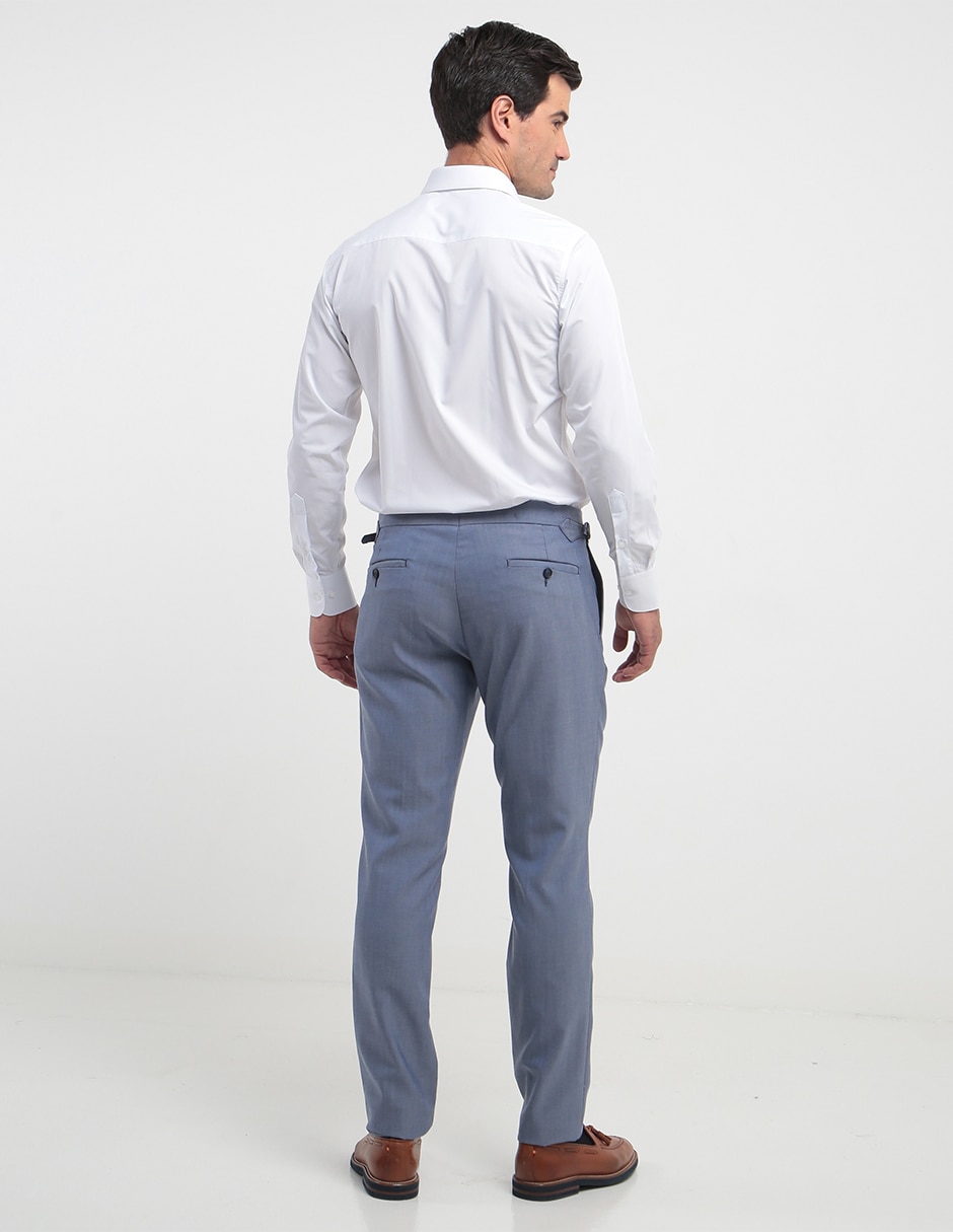 Pantalón straight de lana para hombre 2