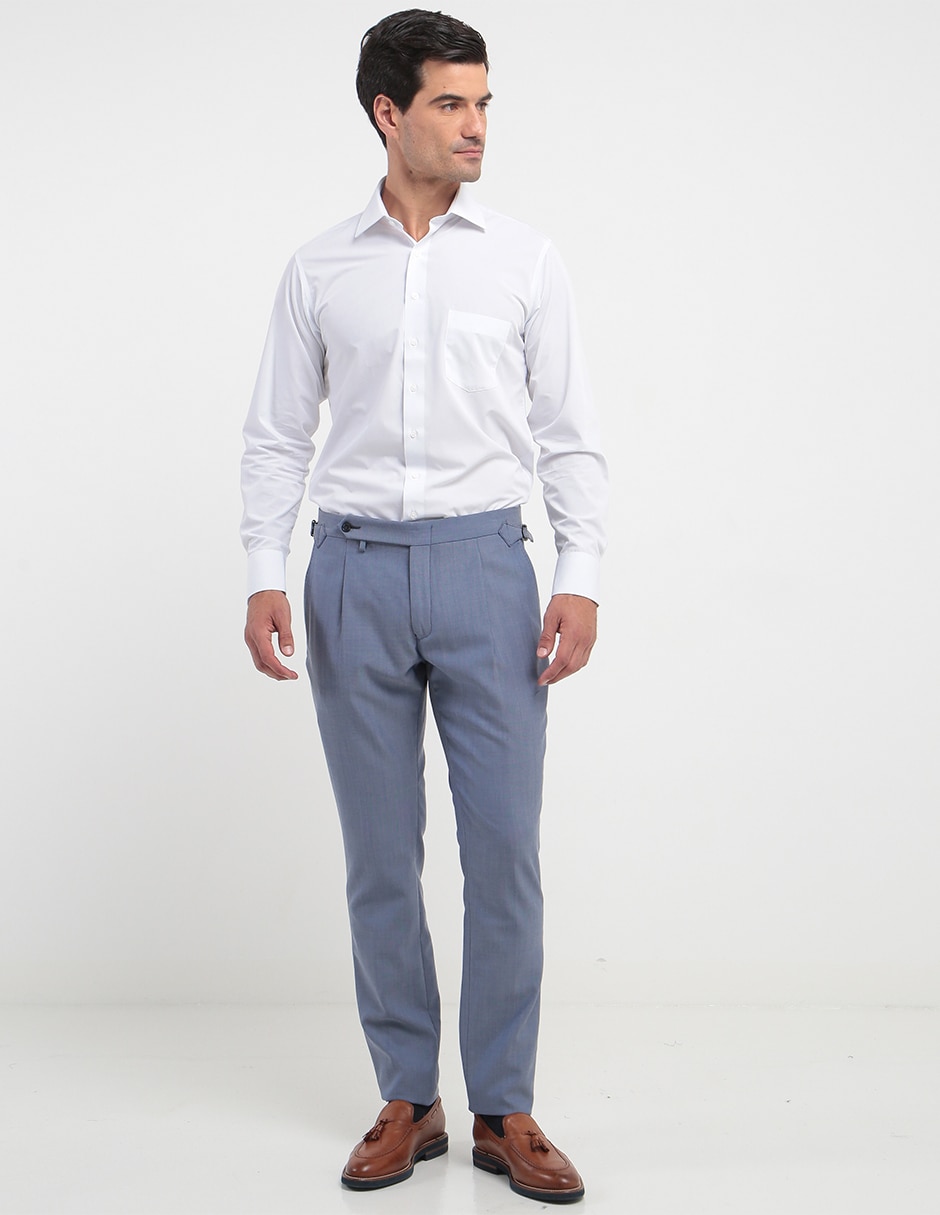 Pantalón straight de lana para hombre 3