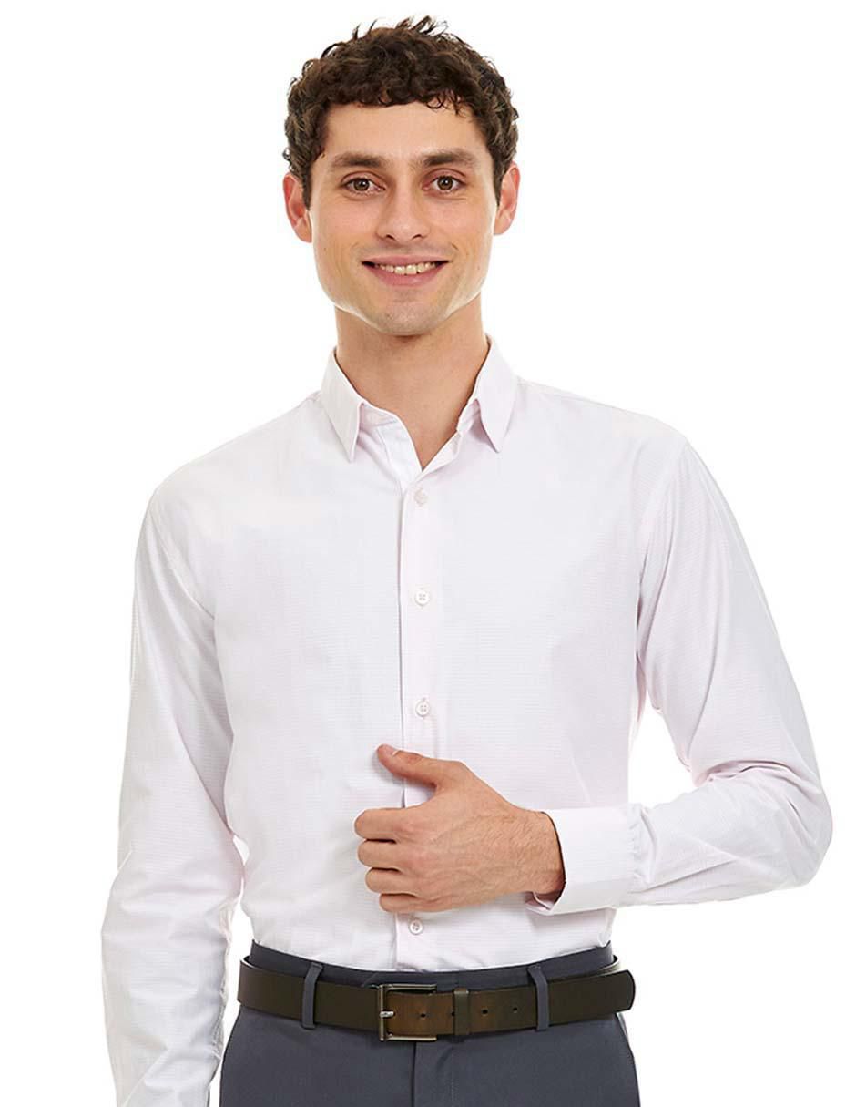 Camisa de vestir manga larga para hombre