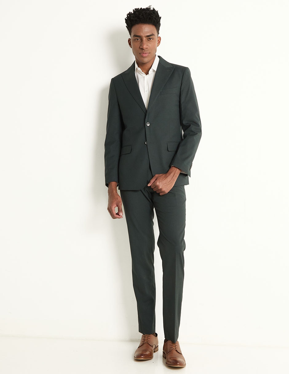 Traje Negro Traje De Lino Hombre Liverpool Ropa Para Caballero En