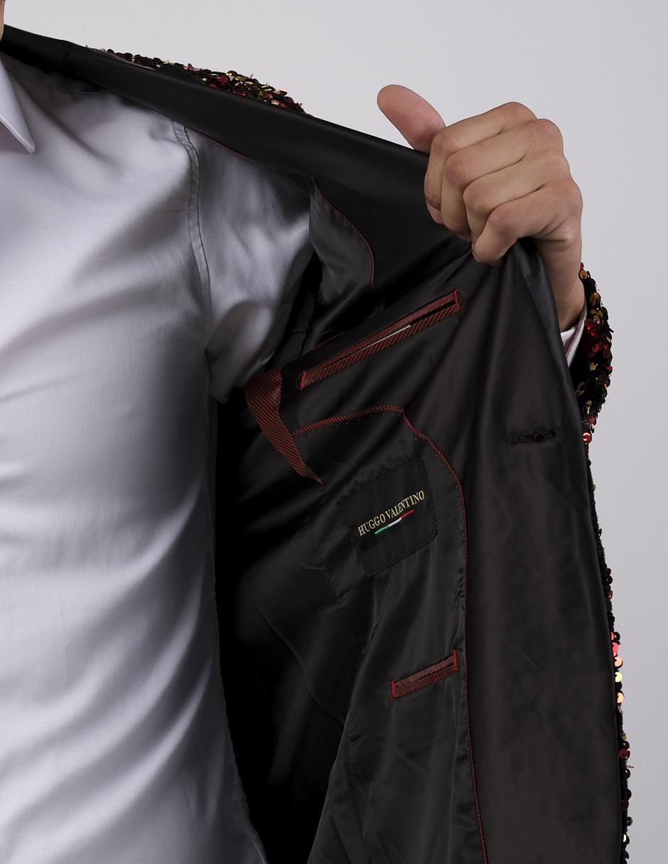 "saco" casual huggo valentino "para hombre"