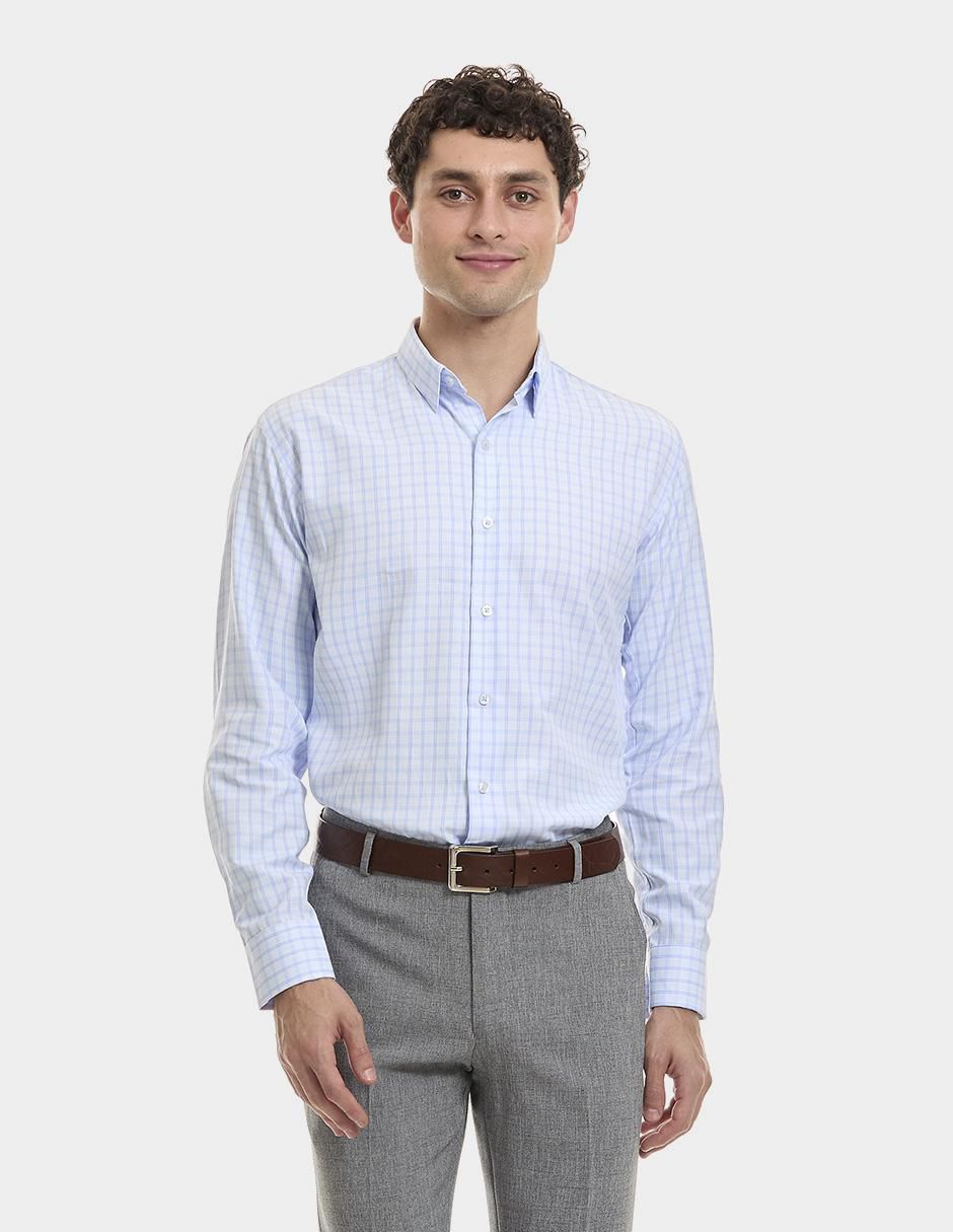 Camisa de vestir manga larga para hombre