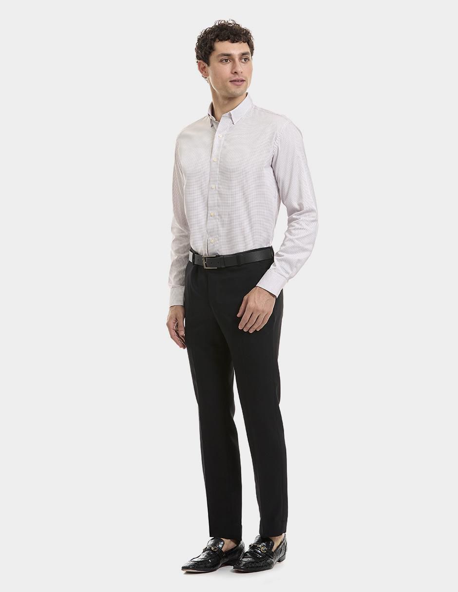 "camisa/sobrecamisa" formal vittorio forti "de" (si aplica) algodón "manga" larga "para hombre"