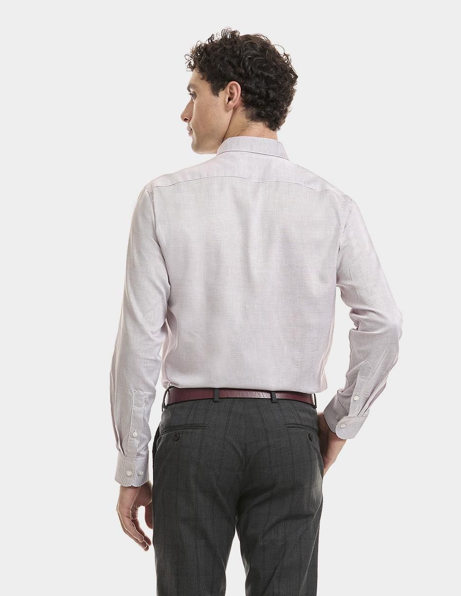 Camisa de vestir de algodón manga larga para hombre 3