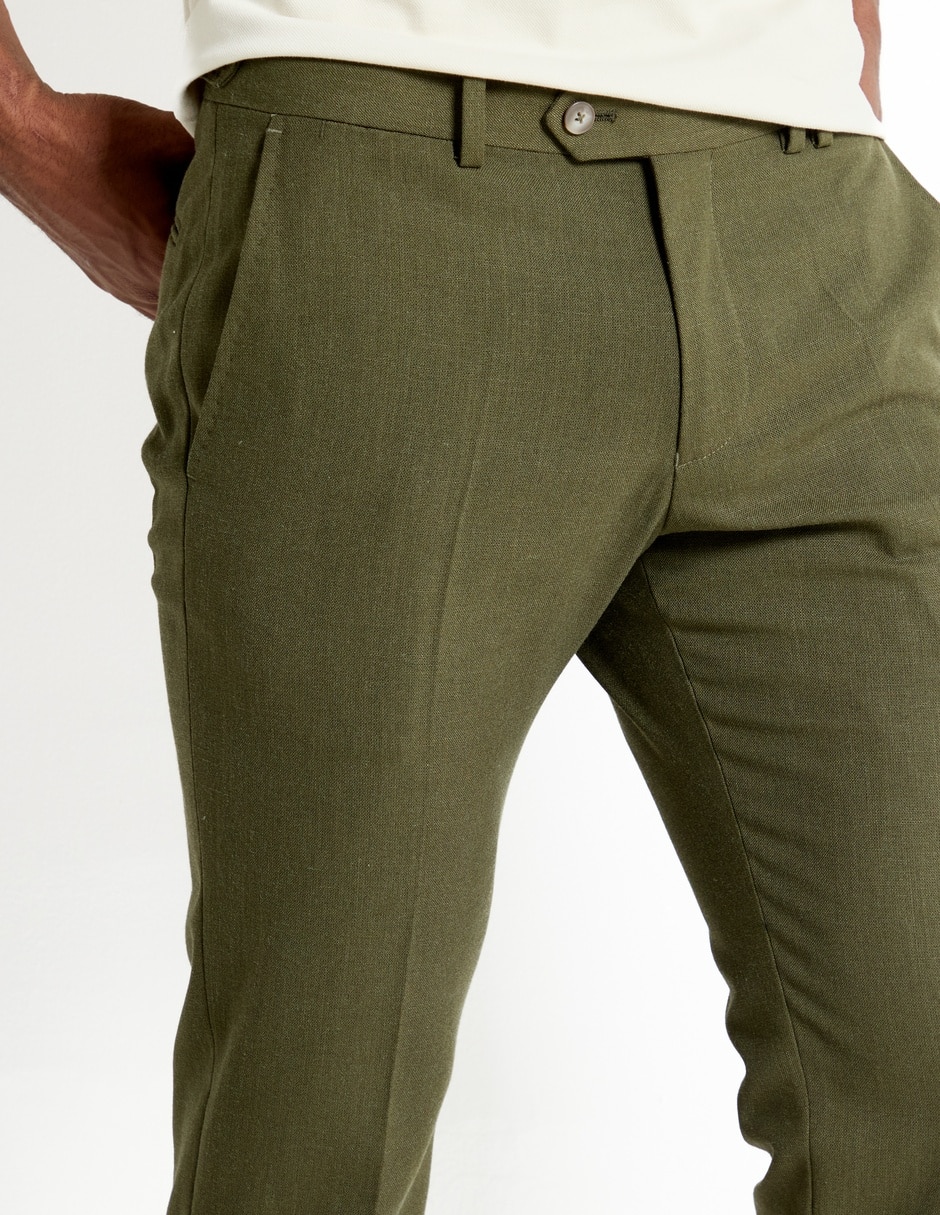 Pantalón de vestir slim para hombre 4