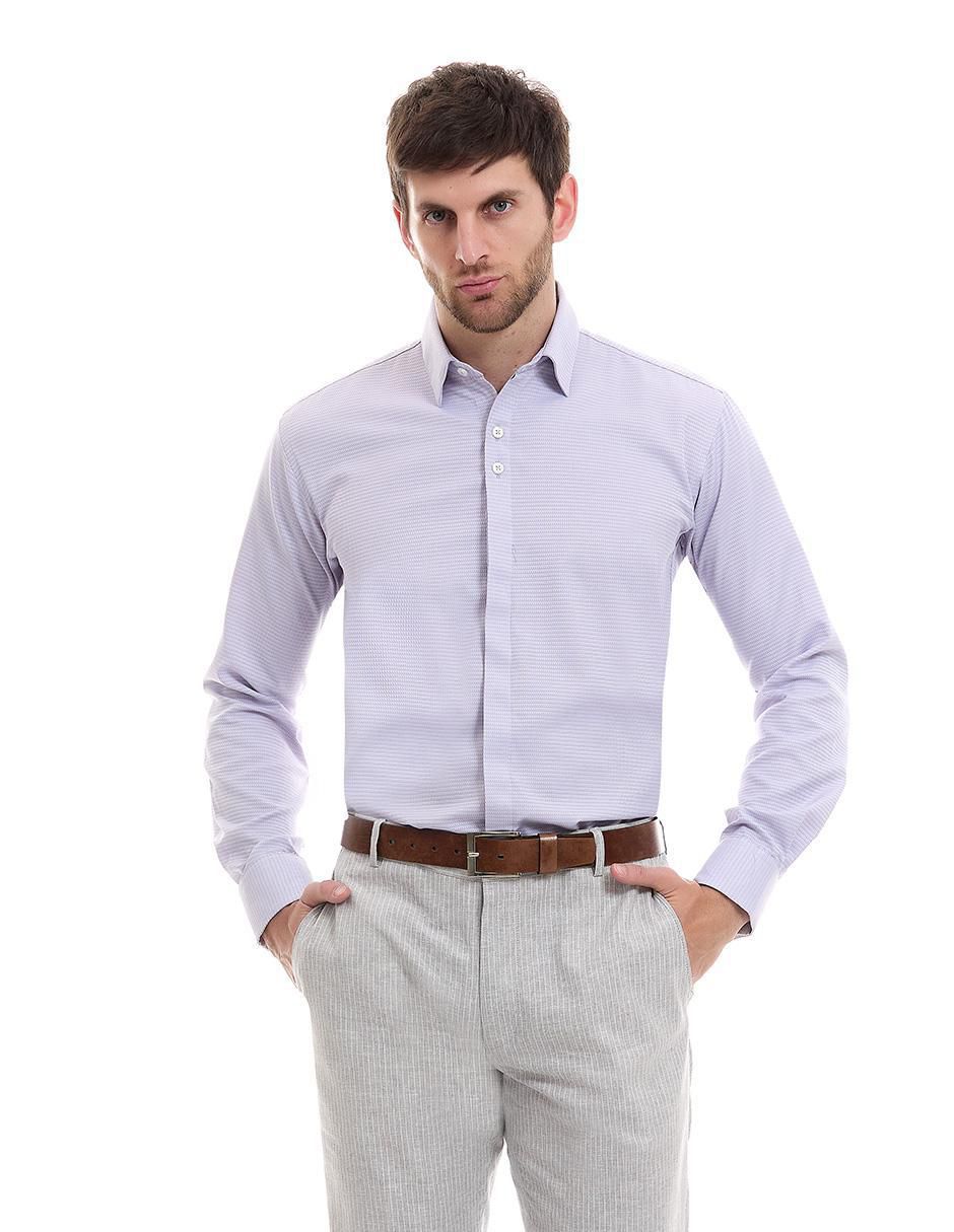Camisa de vestir manga larga para hombre 1