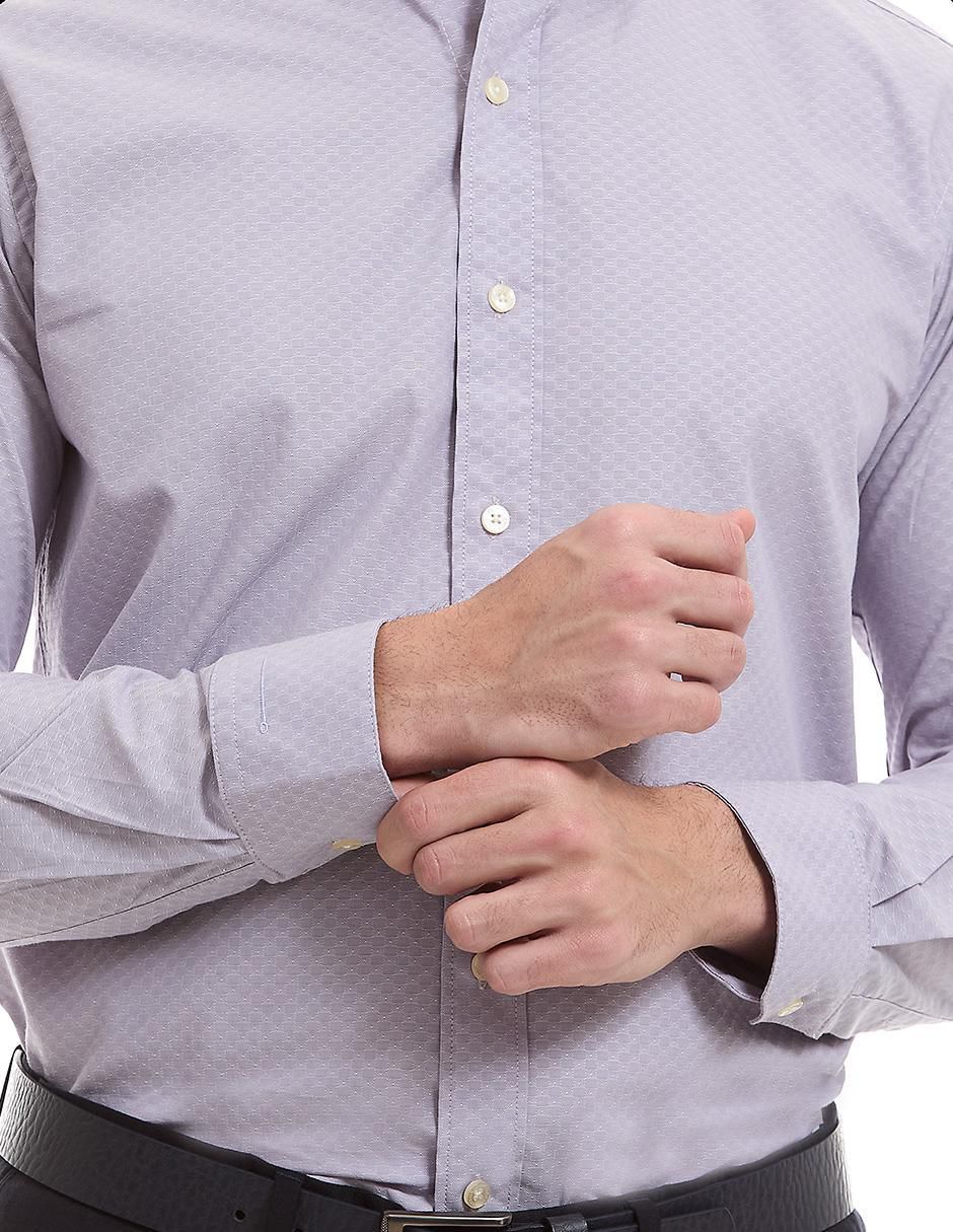 "camisa/sobrecamisa" formal vittorio forti "de" (si aplica) algodón "manga" larga "para hombre"
