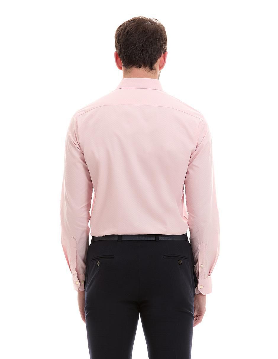 Camisa de vestir de algodón manga larga para hombre 3