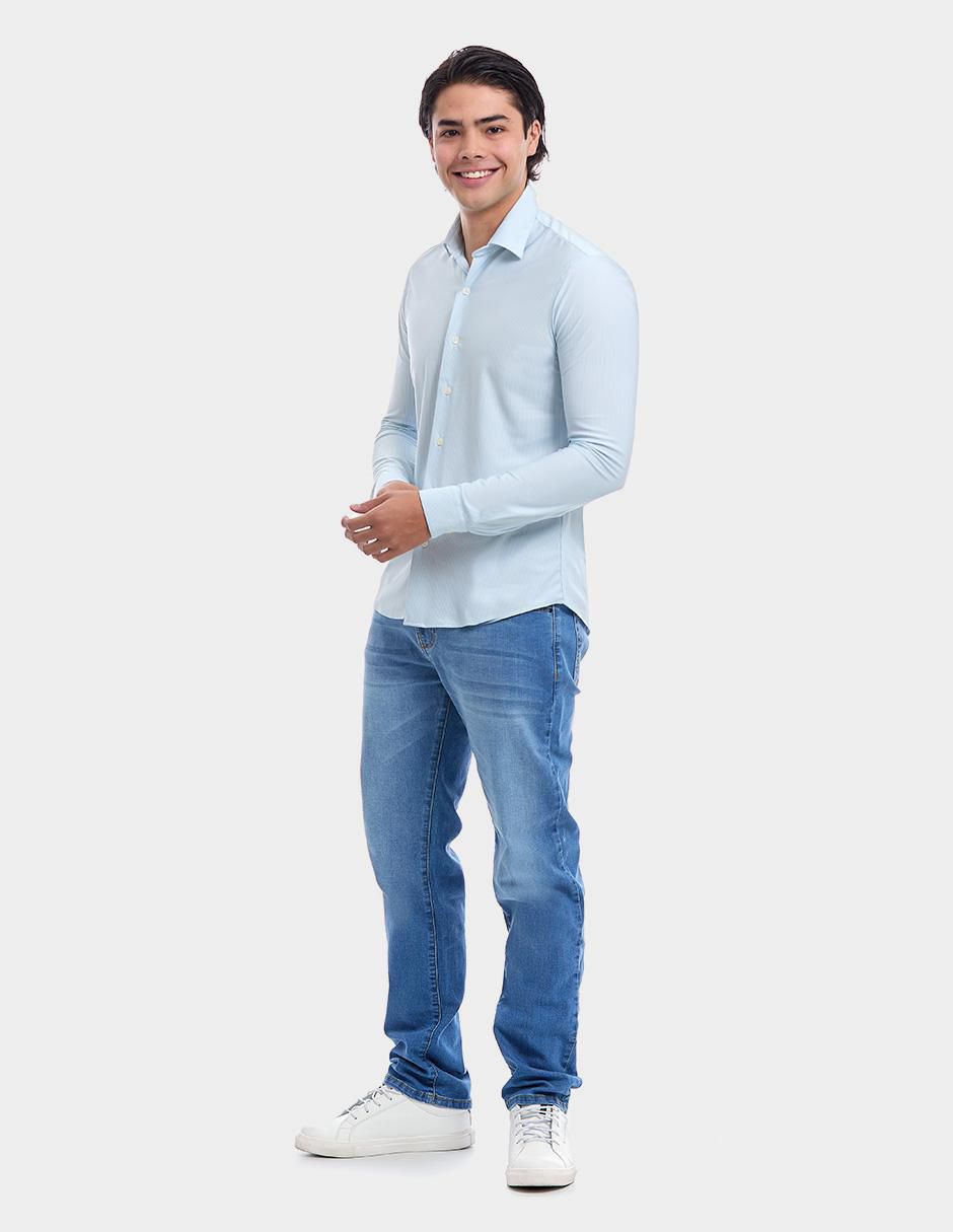 Camisa de vestir manga larga para hombre 2