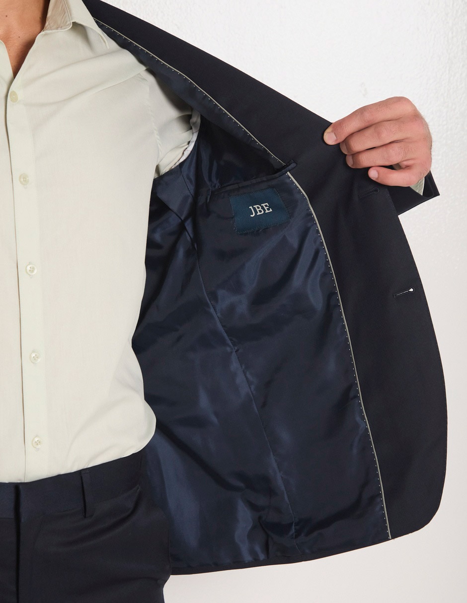 SACO JBE Liso. XS02C, 52R, AZUL MARINO