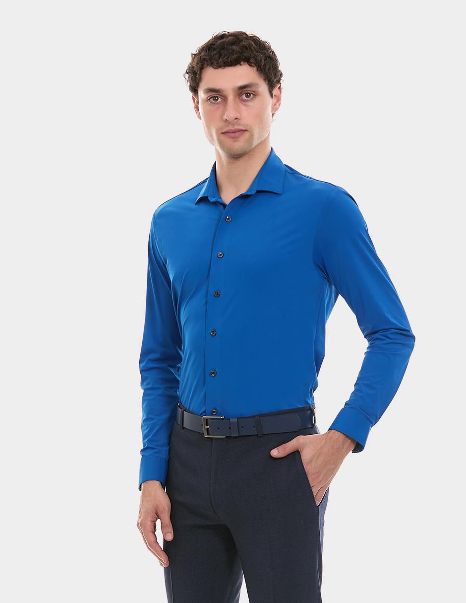 Camisa de vestir manga larga para hombre 4