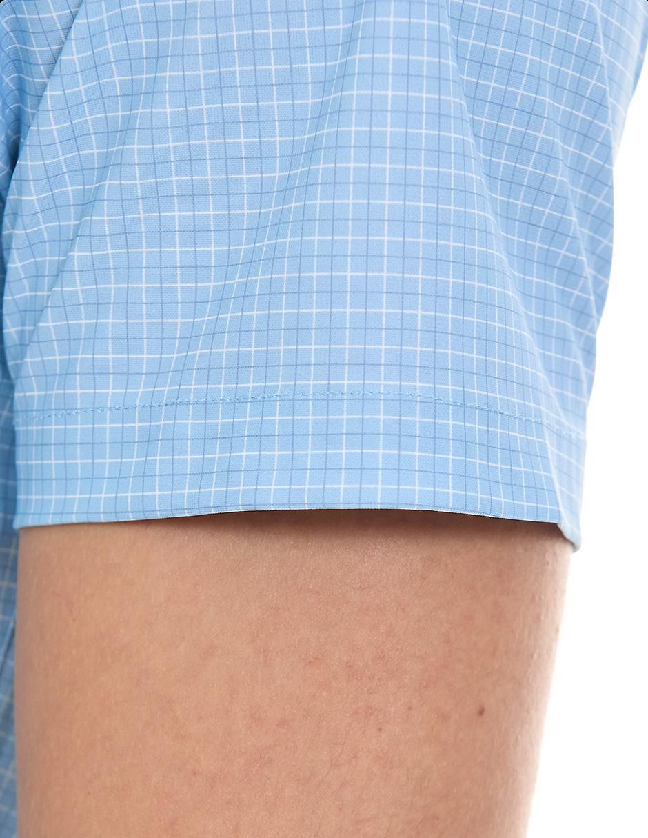 "camisa/sobrecamisa" casual "de" (si aplica) poliéster "manga" corta "para hombre" 2