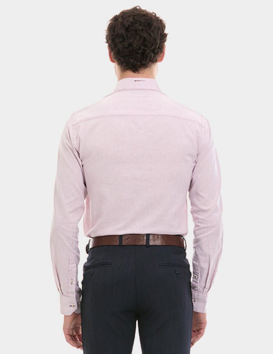 Camisa formal manga larga para hombre 2