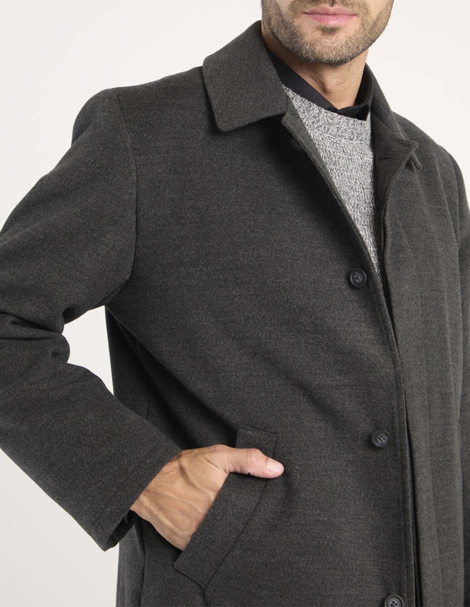 Abrigo con bolsillos para hombre 4