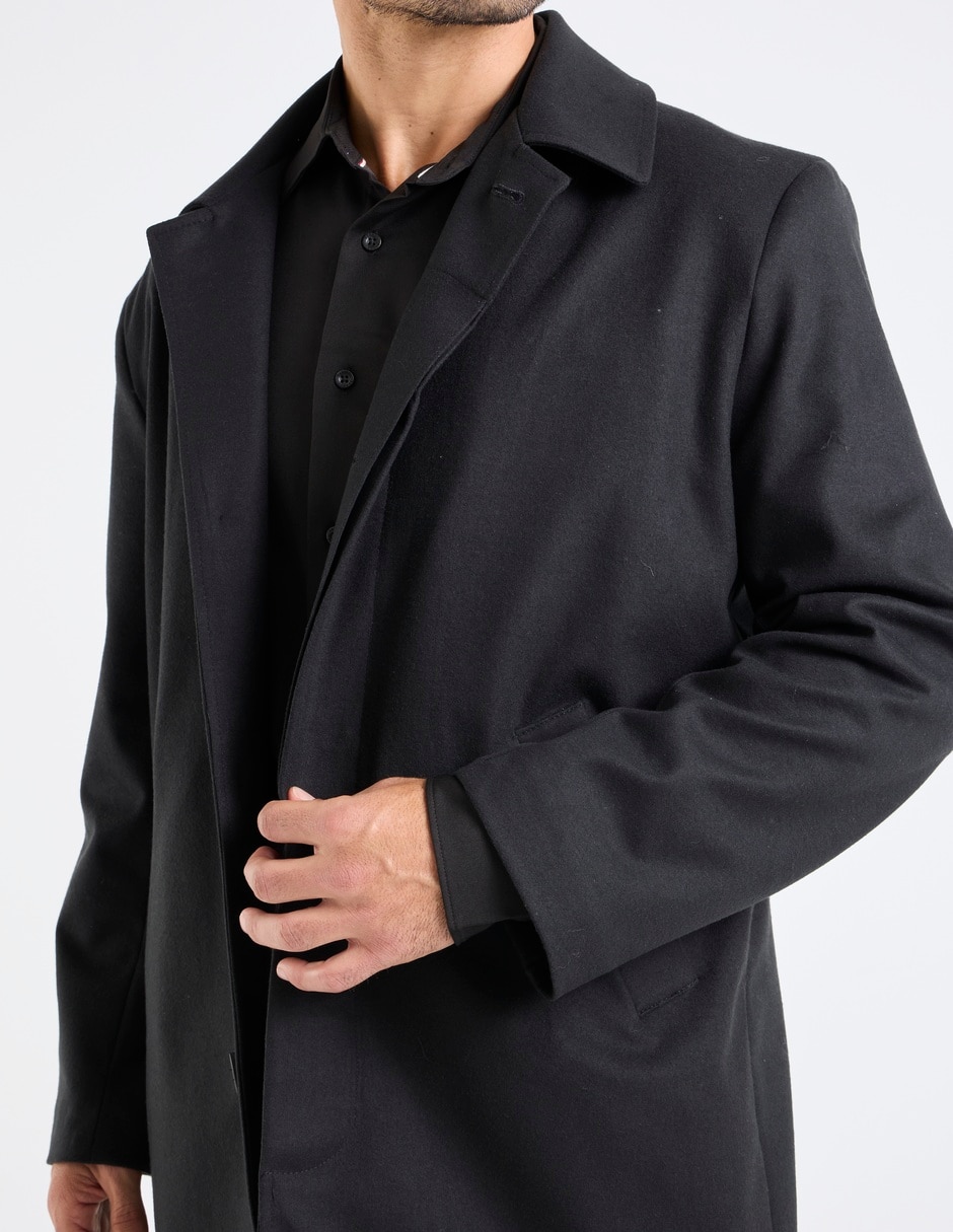 Abrigo con bolsillos para hombre 4