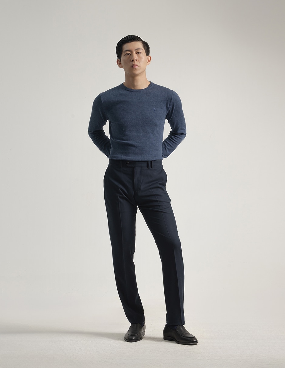 Pantalón de vestir slim para hombre Pantalón de vestir slim para hombre