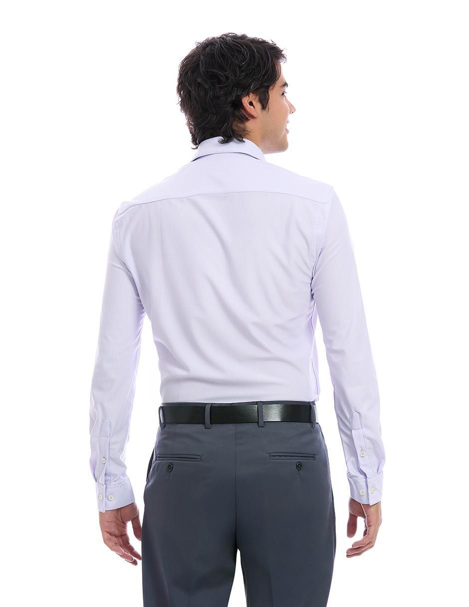 Camisa formal manga larga para hombre 3
