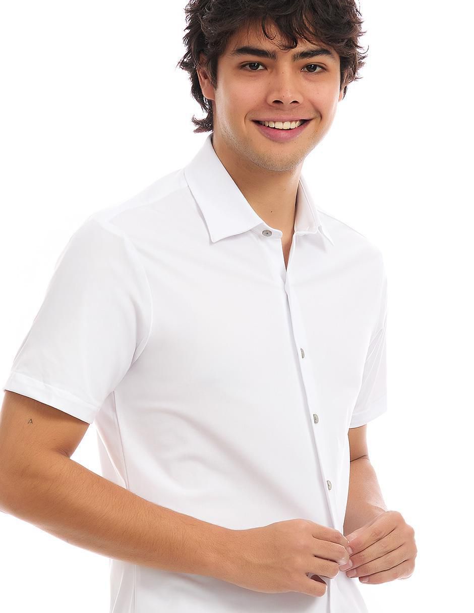 Camisa casual manga corta para hombre 3