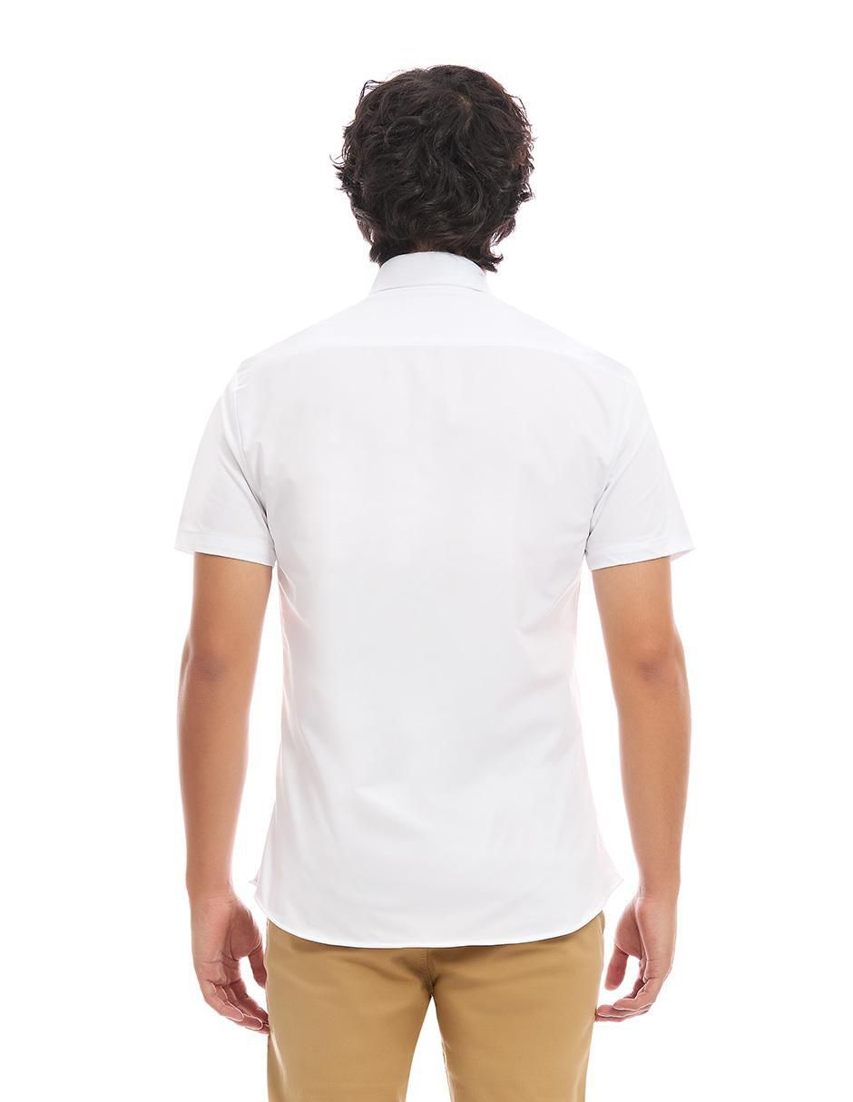 Camisa casual manga corta para hombre 4