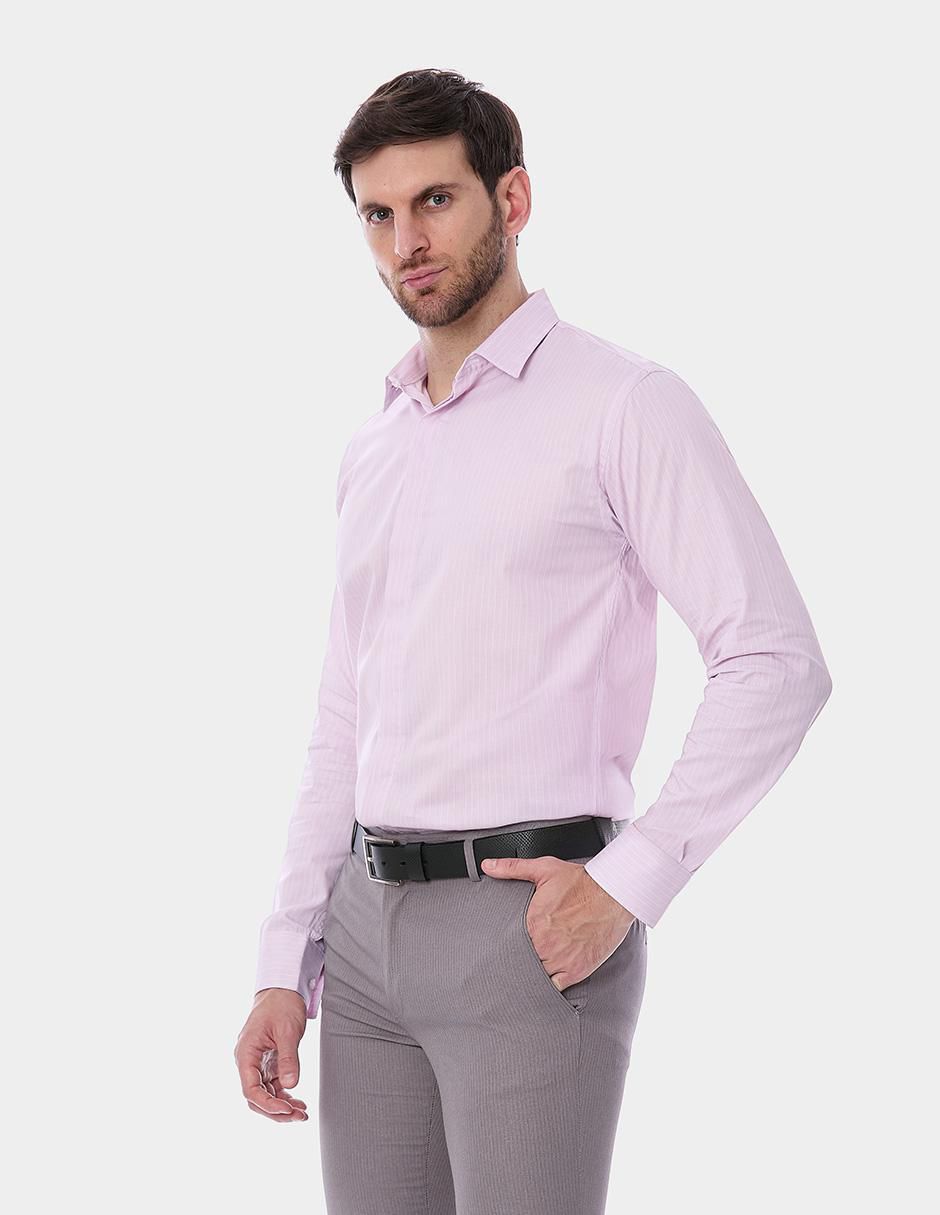 "camisa/sobrecamisa" formal vittorio forti "de" (si aplica) algodón "manga" larga "para hombre"